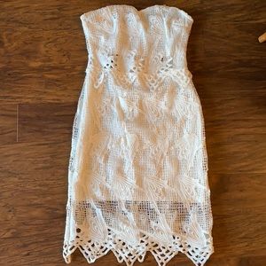 3/$20: Charlotte Russe strapless lace dress